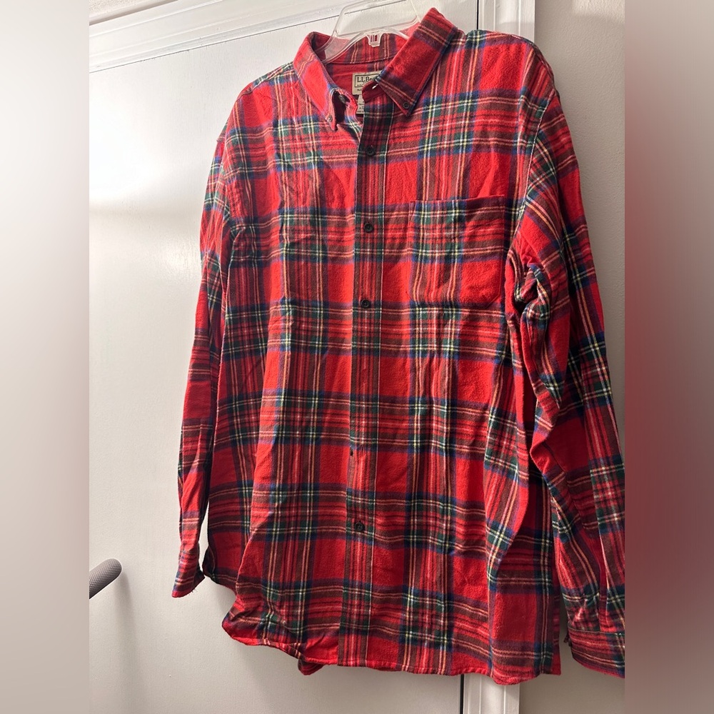 LLBean Slightly Fitted Flannel